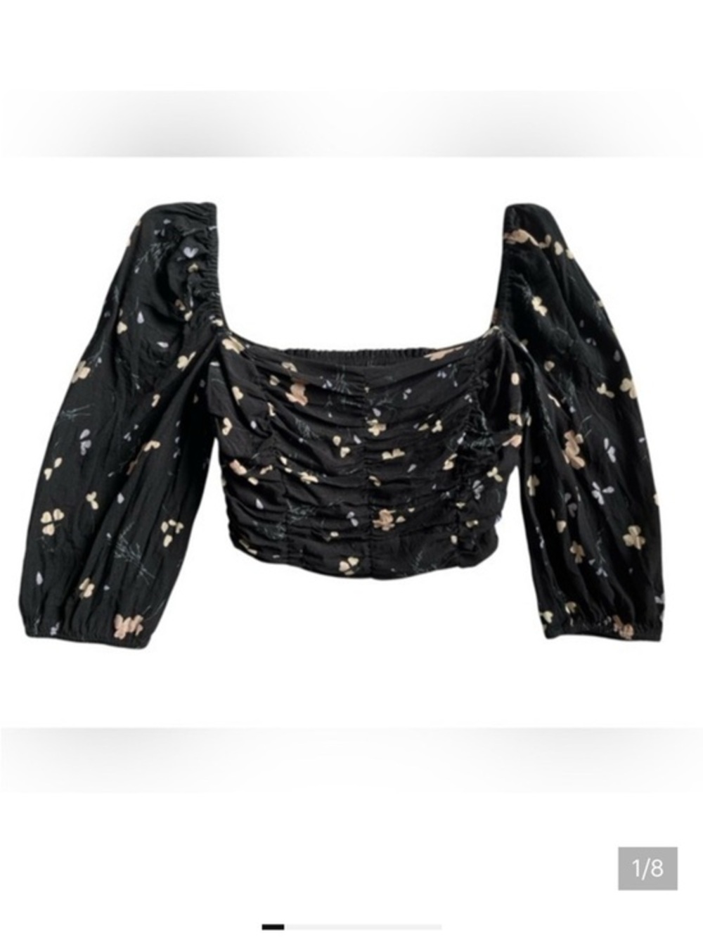 Wilfred Black Floral Blouse